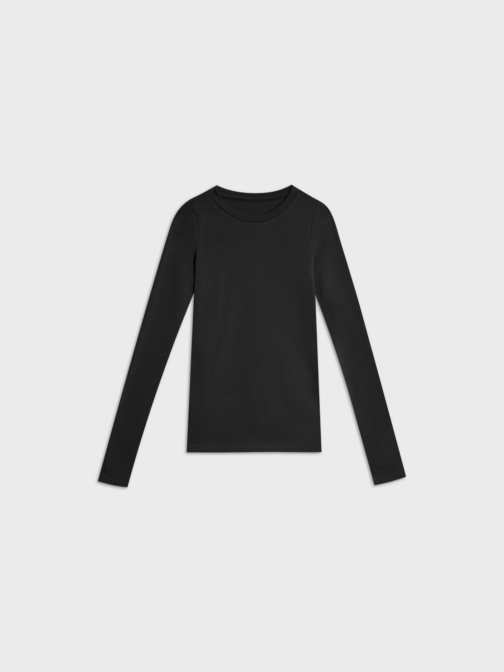 Longsleeve Slim Fit Souple Black 08