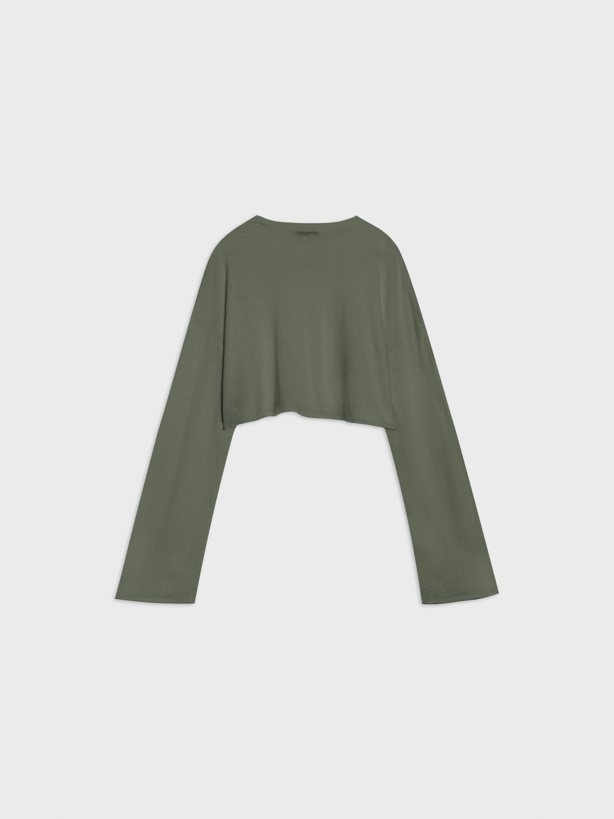 Lniany Longsleeve Soie Olive Green 16