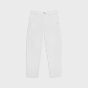 Spodnie Typu Cygaretki Le Moth Off White 01