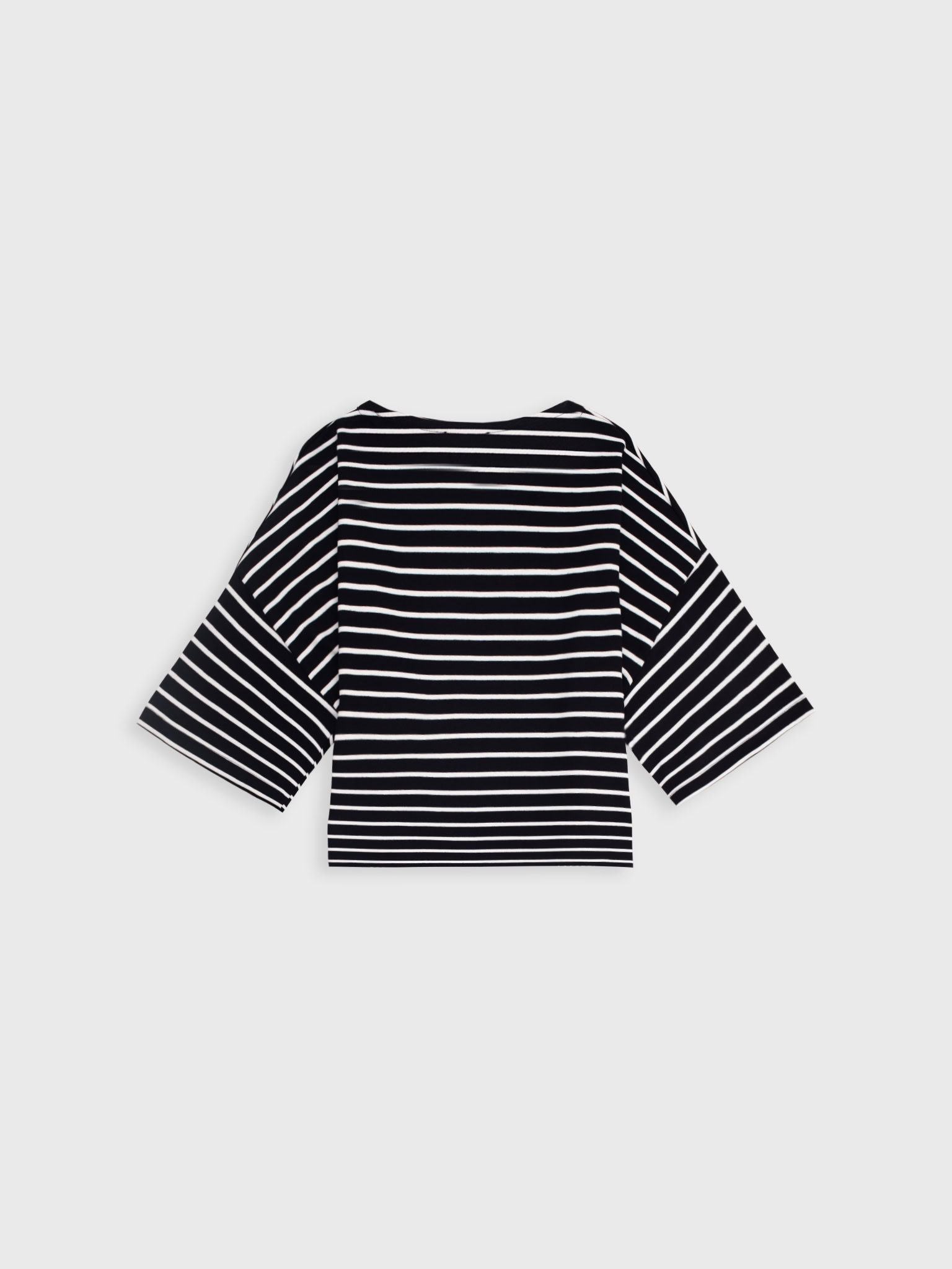 Longsleeve Koai Striped Black Off White 03