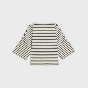 Longsleeve Koai Striped Off White Seaweed Green 03