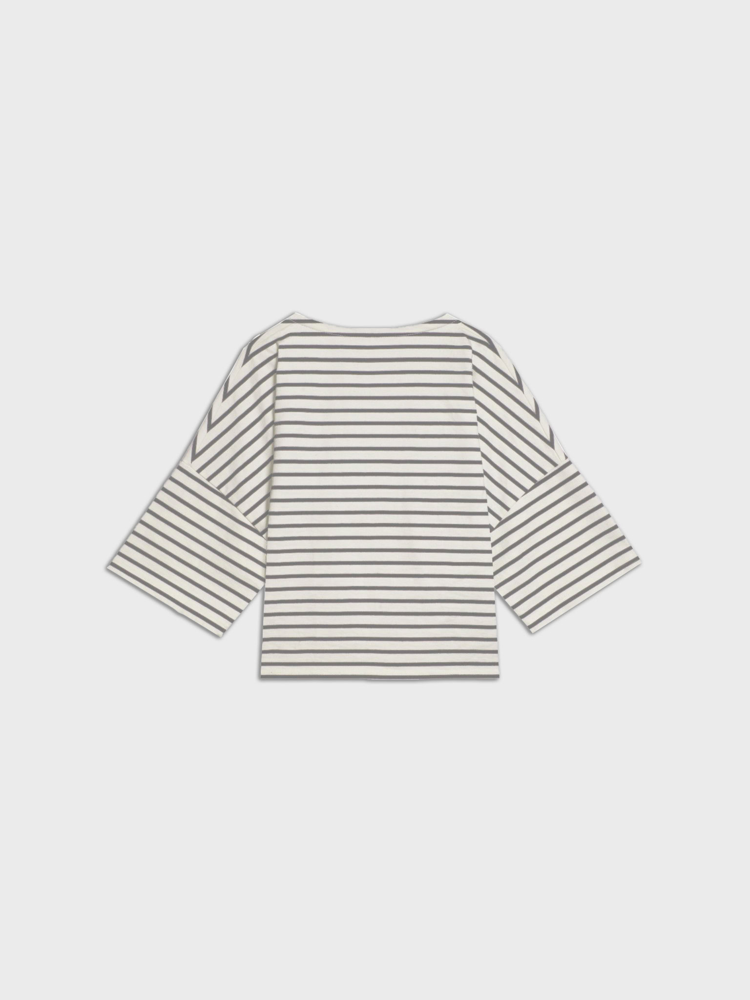 Longsleeve Striped Koai Off White Grey 03