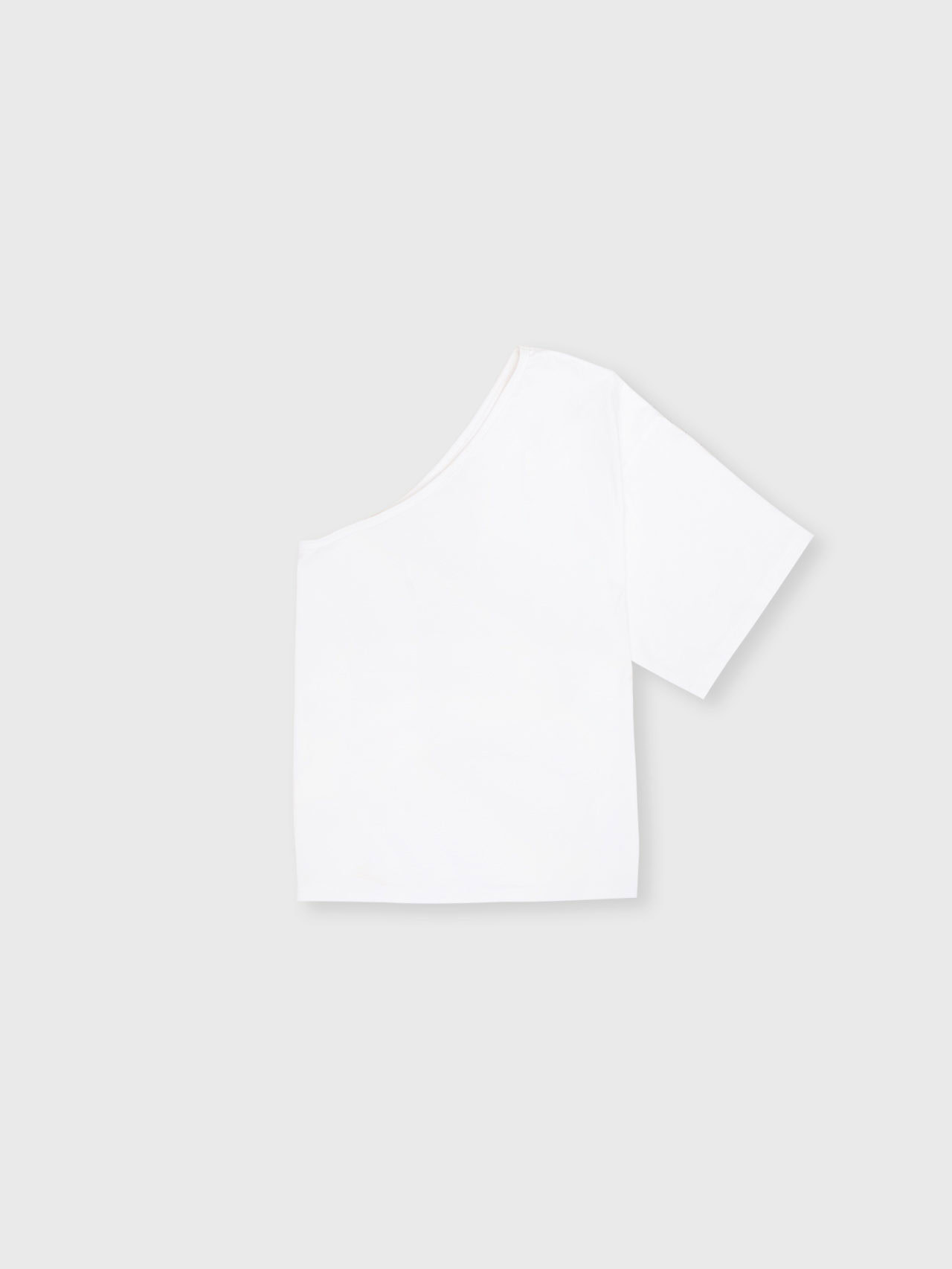 Asymetryczny T Shirt Zai Off White 01