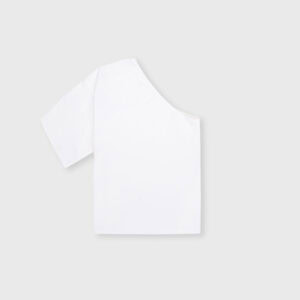 Asymetryczny T Shirt Zai Off White 03