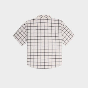 Koszula Oversize Z Krotkim Rekawem Creu Chequered Off White Black 02