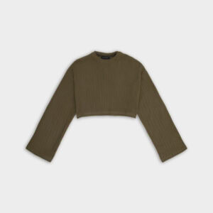 Longsleeve Typu Cropped Faire Avocado 01