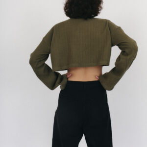 Longsleeve Typu Cropped Faire Avocado 09