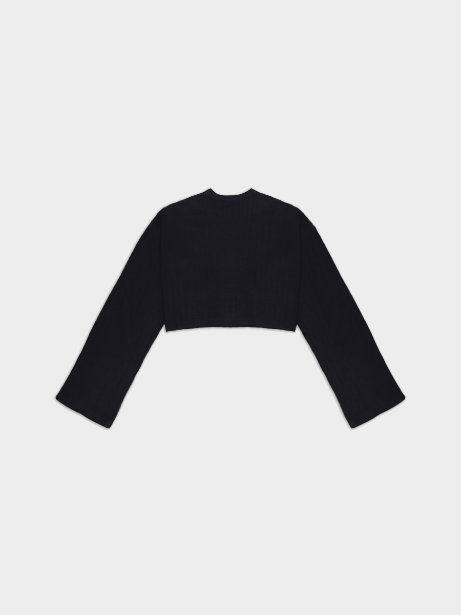 Longsleeve Typu Cropped Faire Black 03