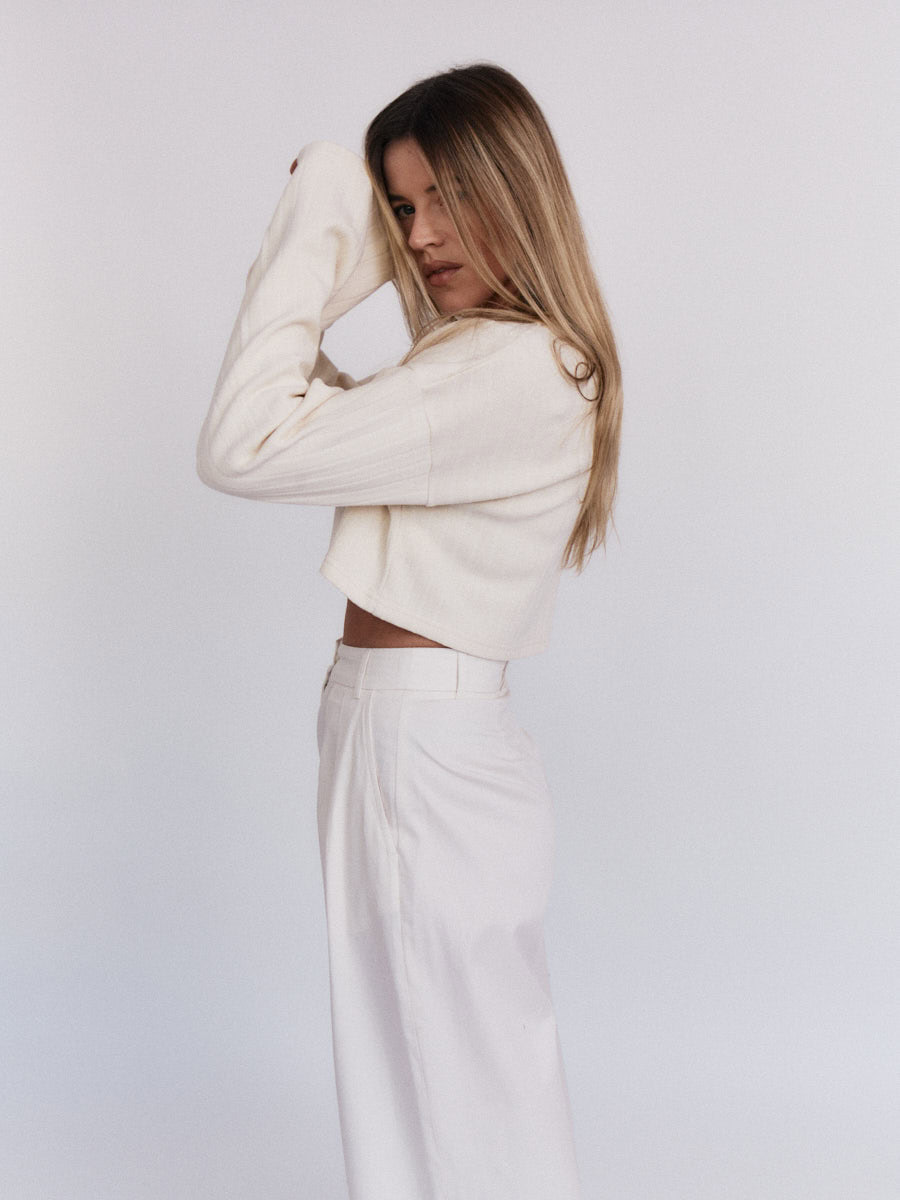 Longsleeve Typu Cropped Faire Off White 05