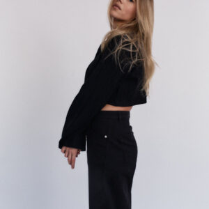 Longsleeve Typu Cropped Farie Black 05